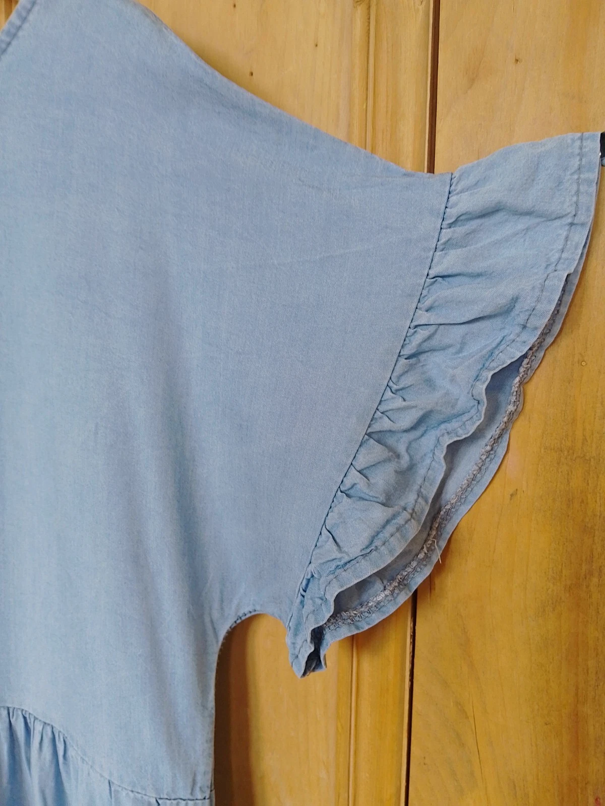 VALENTINO Abito a più livelli Valentina Naldi taglia L blu chiaro Cottagecore Lolita babydoll Italia