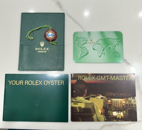 OEM Vintage 2004 Rolex GMT Master II Booklet SET 16713 16718 16710 Pepsi /Coke
