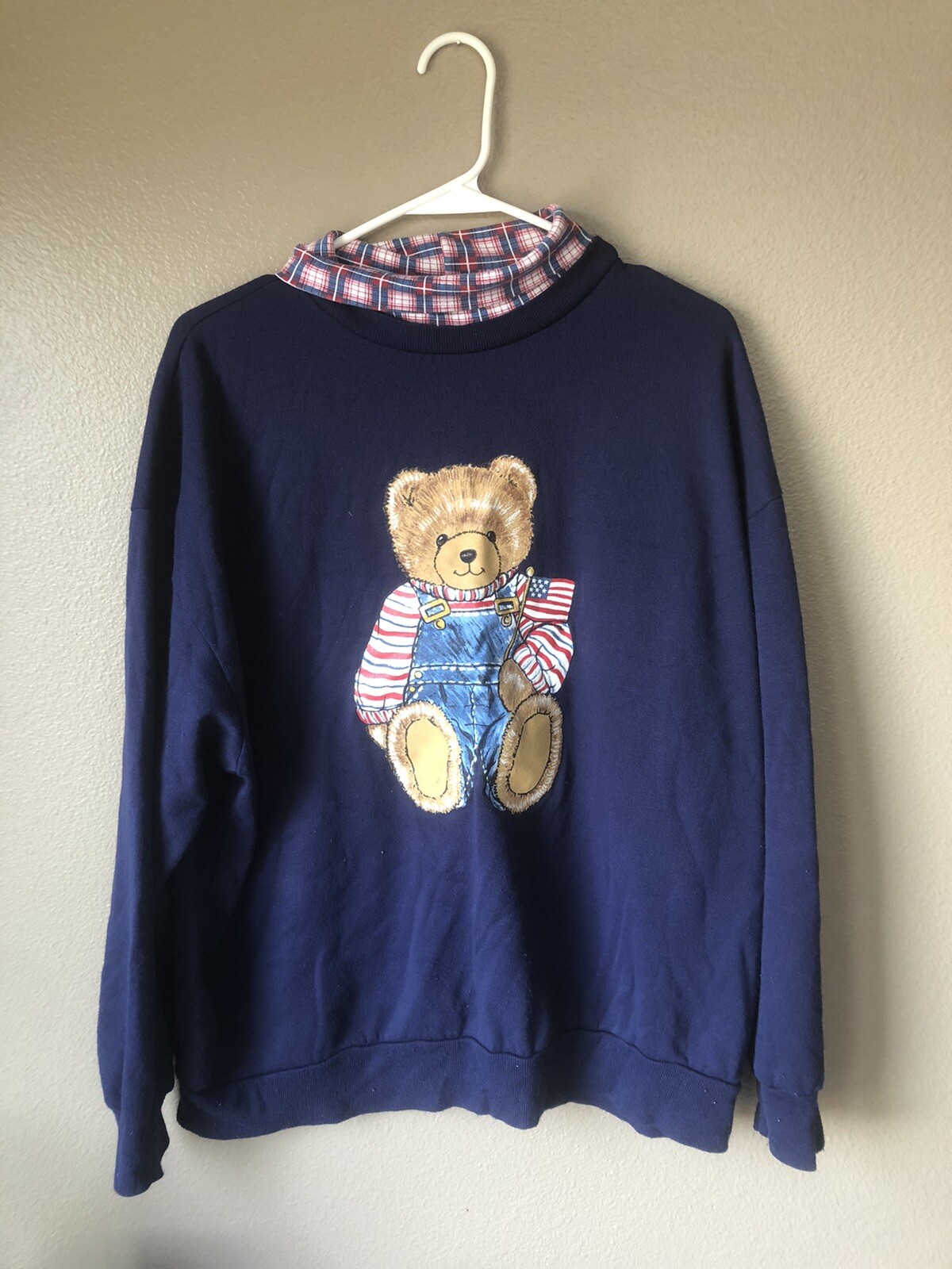 basic editions womens pullover Turtleneck Navy Bl… - image 1