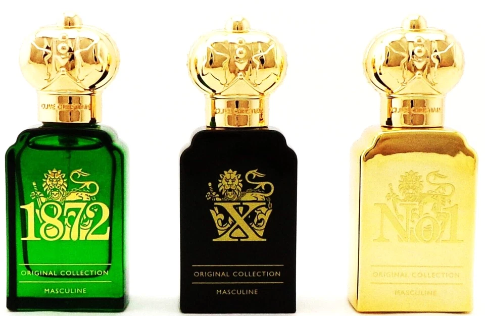 Juego de Perfumes Masculinos Colección Original Clive Christian 0.34 OZ x 3 Caja Sellada Foto 2 de 4