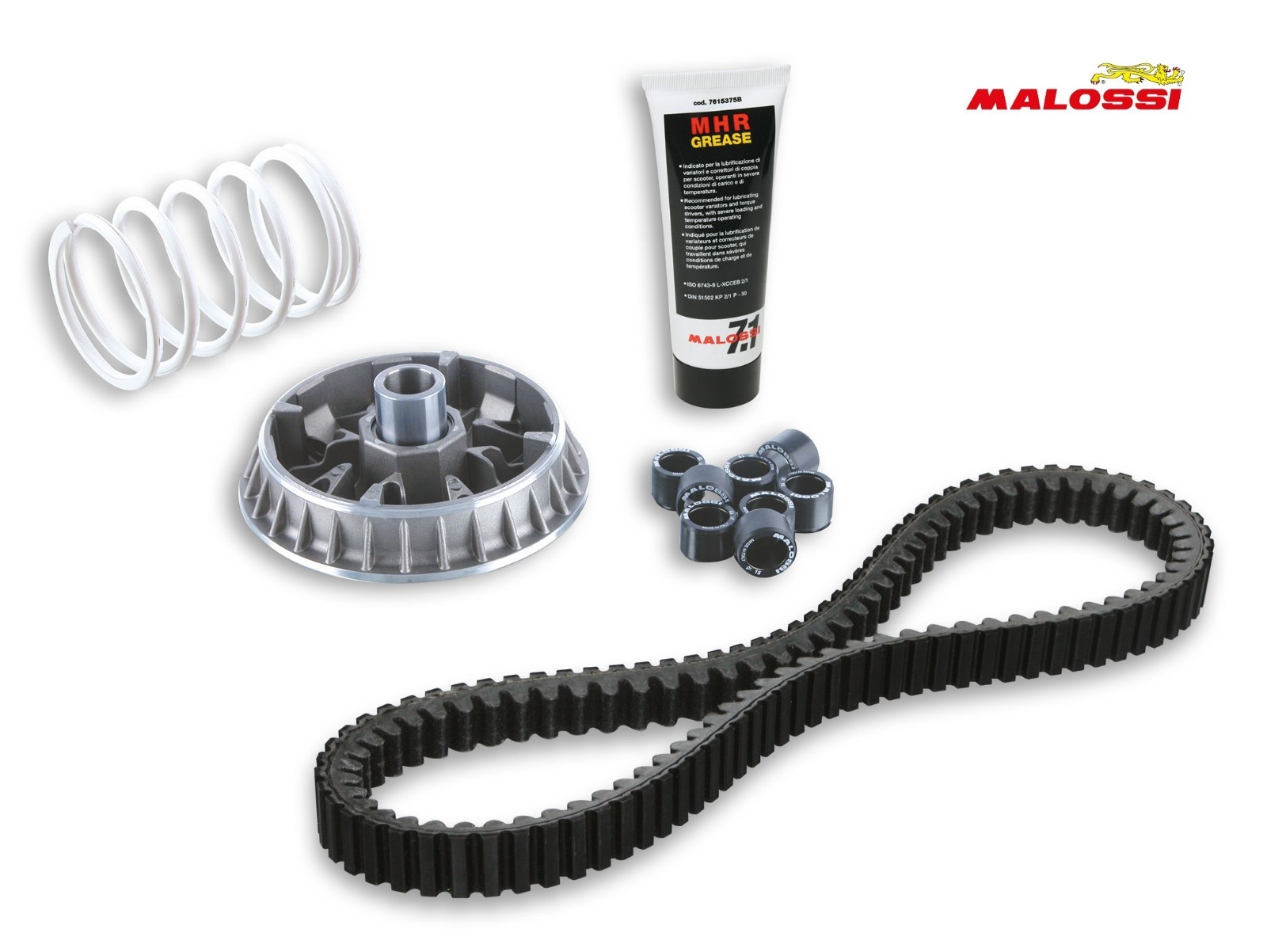 Variateur et courroie Malossi Racing pour scooter Peugeot Geopolis et Satelis 400 500cc