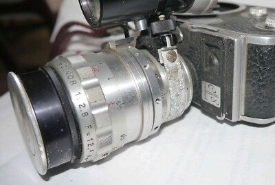 Caméra Vintage Paillard Bolex C8 Cinor 12.5-36mm - Pour Pièces Ou Réparation