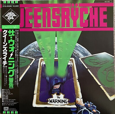 Queensryche / The Warning , 1984 OBI Inner EMI America LP JAPAN M Vinyl Record 美