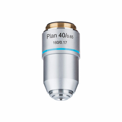 AmScope 40X Plan Achromatic Compound Microscope Objective Lens