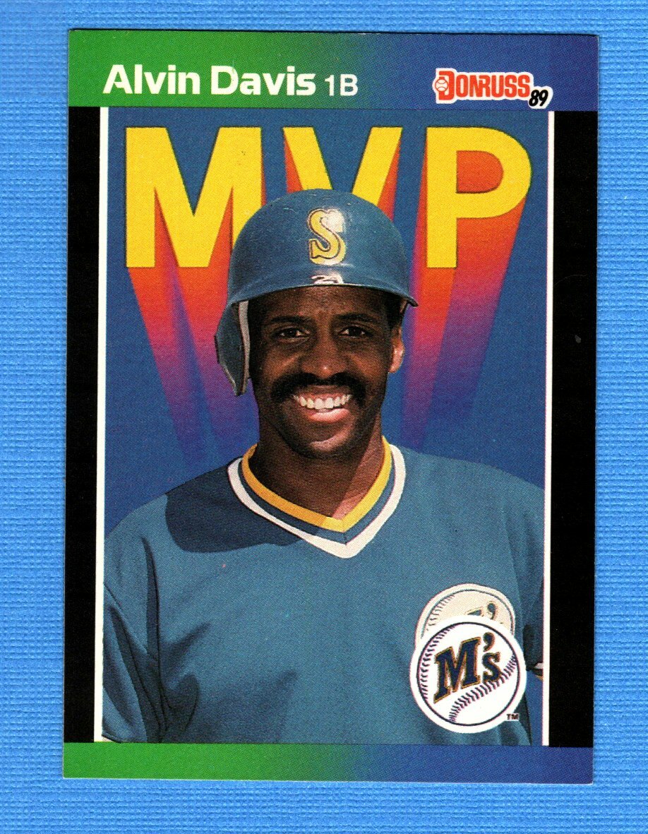 ベイブルースヤンキース60本ホームラン達成記念額縁 1989 Donruss MVP #BC25 Alvin Davis Mariners | eBay