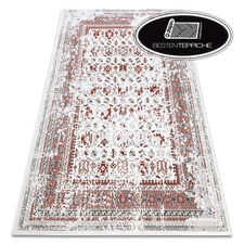 Real Fashionable Modern Rugs " Vintage " Cream Red Classic Best Quality