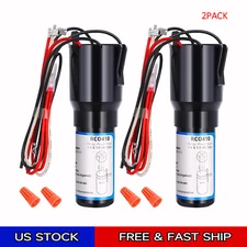 2PC RCO410 Refrigerator Supco Relay 3-in-1 Start & Overload Capacitor 1/4 1/3 HP