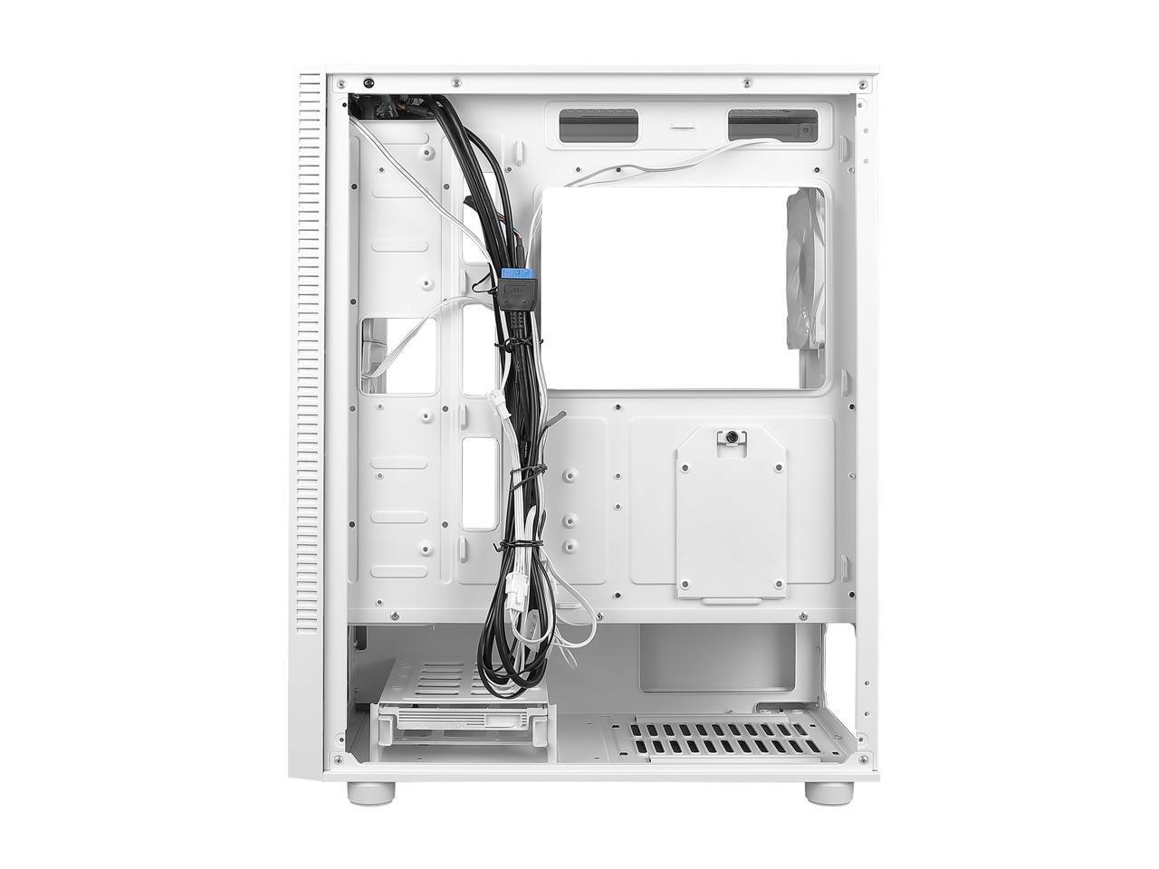 Antec NX Series NX410 White 2 x 140 мм и 1 x 120 мм вентиляторы ARGB в комплекте радиус 360 мм