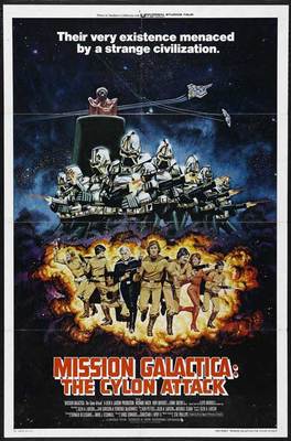 MISSION GALACTICA: THE CYCLON ATTACK Movie POSTER 27x40 Richard Hatch Dirk