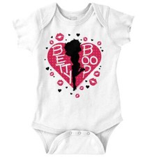 Betty Boop Hearts and Kisses Retro Cartoon Baby Girls Infant Romper Newborn