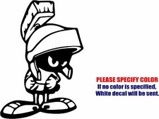 Marvin the Martian Graphic Die Cut decal sticker Car Truck Boat Window 12"