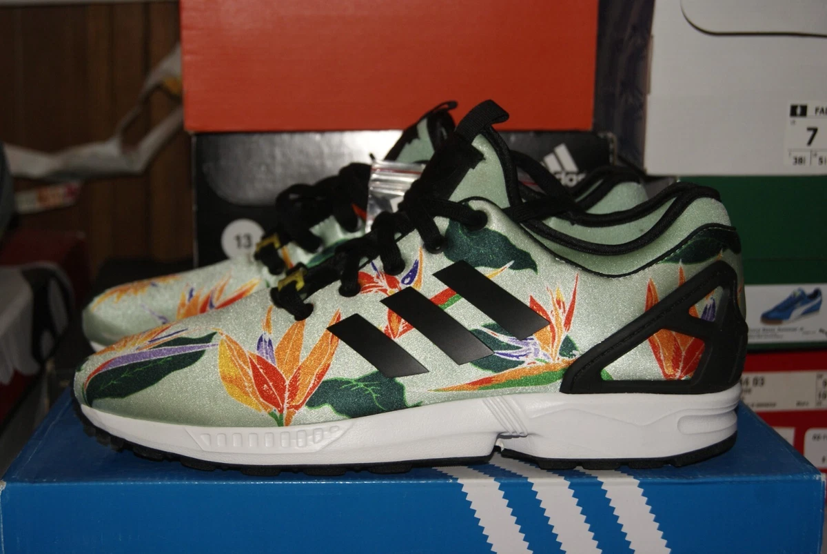 Augment Opnemen winkelwagen Adidas ZX Flux NPS Green Black Blue Yellow Sz 10.5 (B34467) | eBay