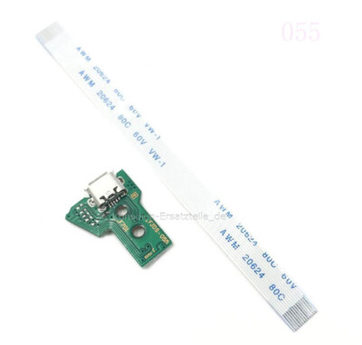 PS4 Controller Ladebuchse Micro USB Platine JDS-050 JDS-055, Lightbar, Flexkabel