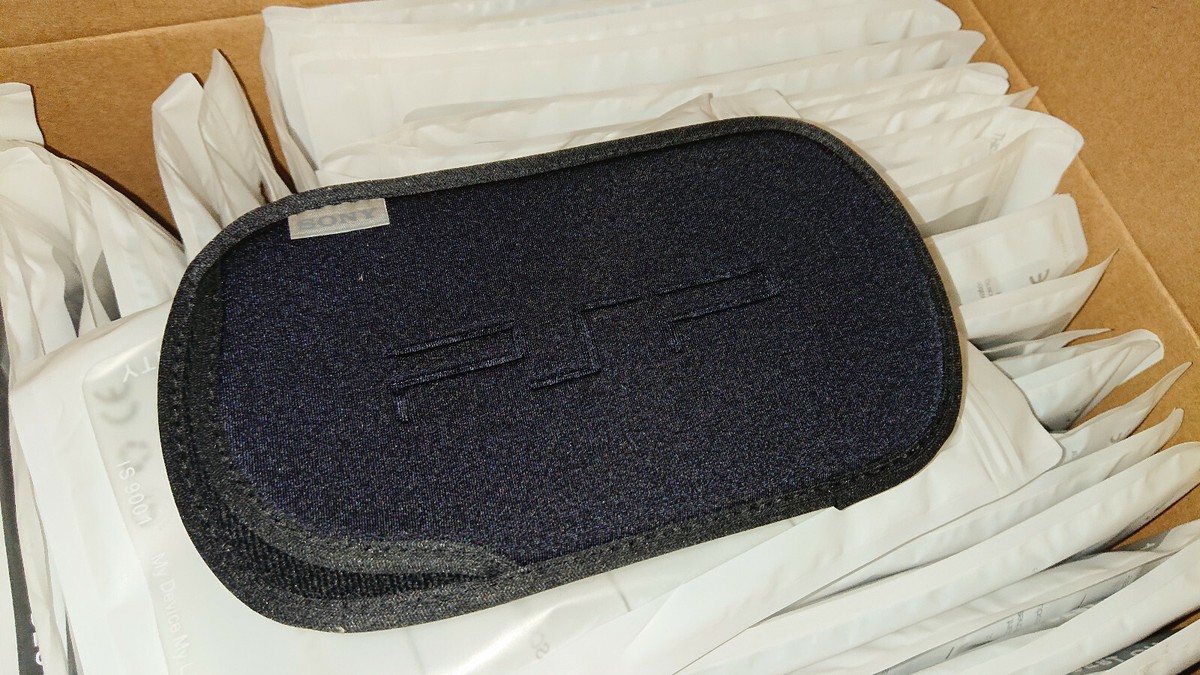 Sony PSP System Pouch | For PSP 1000 2000 3000 | Black | Polyester