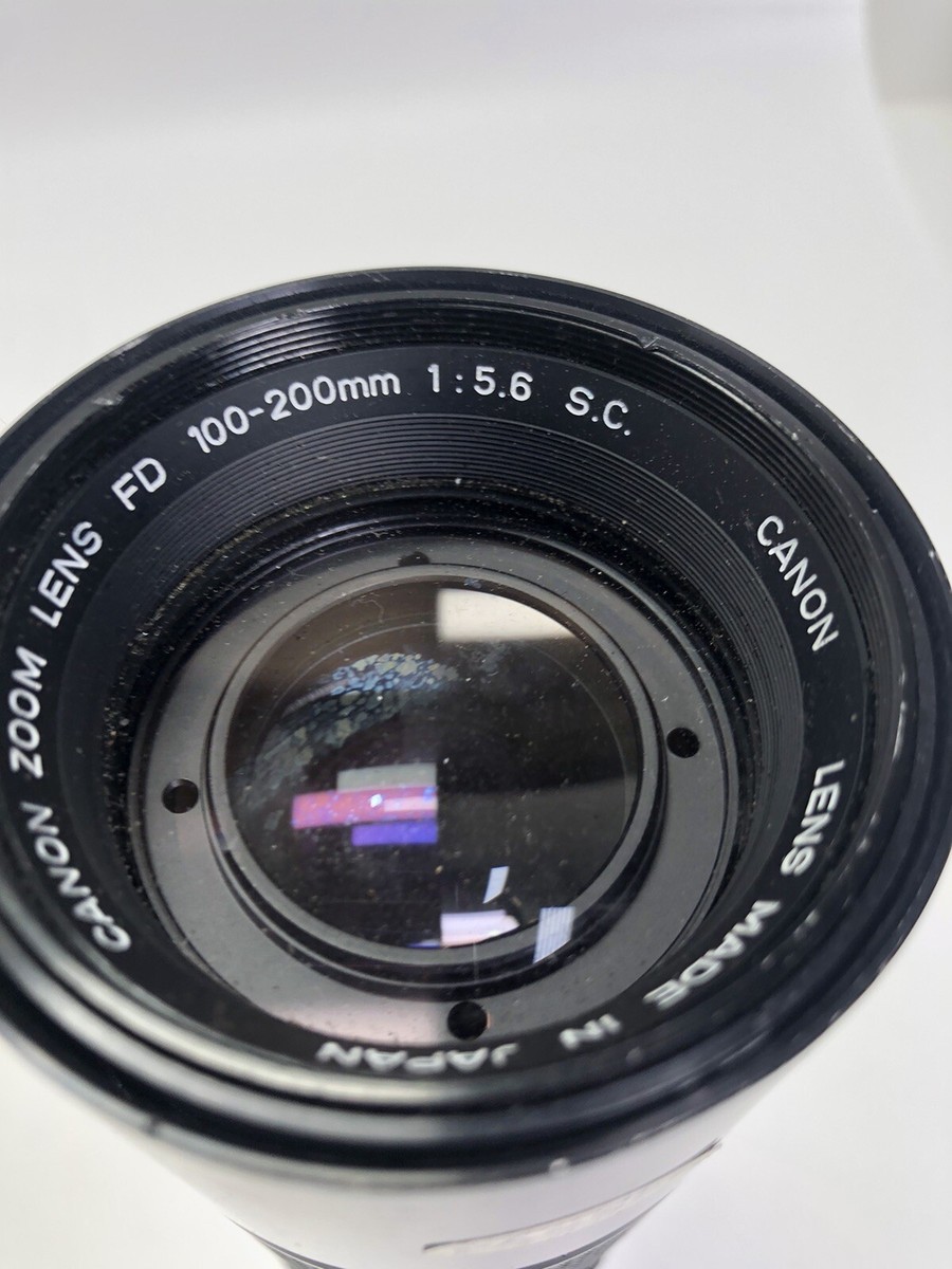 レンズ(ズーム) Canon Lens FD 100-200mm 1:5.6 SC #2814 Canon FD
