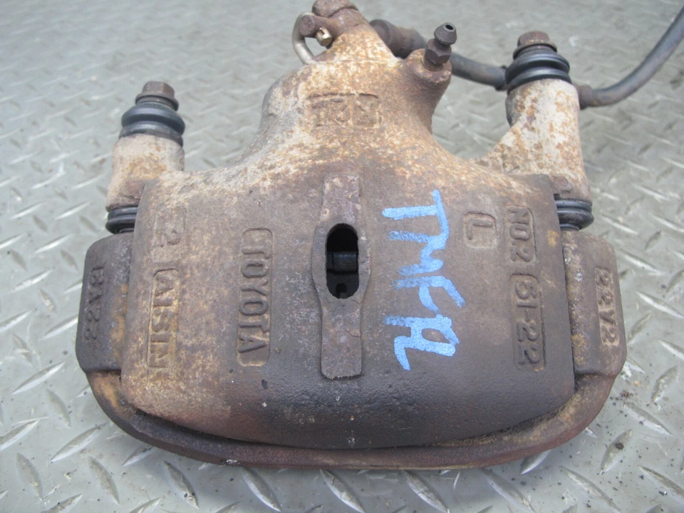 87-88 TOYOTA MR2 AW15 SET OF 2 FRONT LEFT & RIGHT BRAKE CALIPER 83K MILES OEM - Image 2 of 4