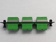 Fiber Optic Adapter Panel, Single Mode, 6 Duplex SC Connectors, 12 Ports SM/APC