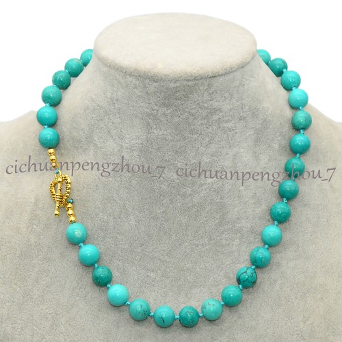 Natural 6/8/10/12/14mm Round Multicolor Gemstone Beaded Jewelry Necklace 18'' - Picture 3 of 221