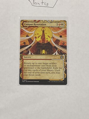 Magic Campus Renovation Uncommon Showcase NM MotM Aftermath Ships Same Day!