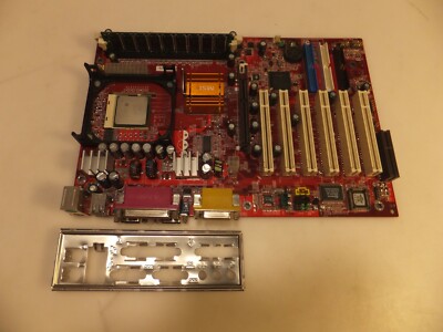 MSI 845 Ultra-C VER:1, MS-6566 Socket 478 Motherboard + CPU 2GHz +RAM 512Mb +I/O