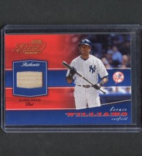Bernie Williams 2002 Playoff Piece of the Game GAME USED BAT /250 NY Yankees
