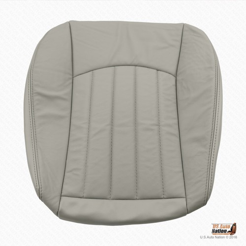 2002 2003 2004 Jaguar X-Type PASSENGER Bottom Replacement Leather Seat CoverGray - Picture 11 of 12