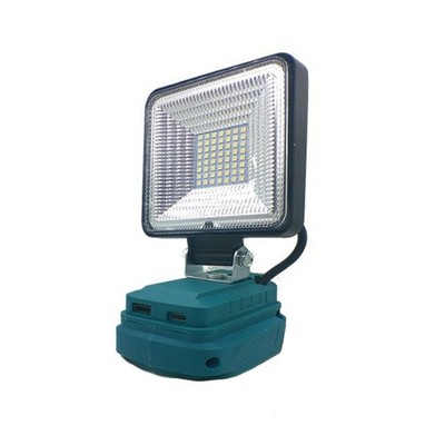 Battery Operated LED Outdoor Work Light with Hook and Adjustable Lamp Head