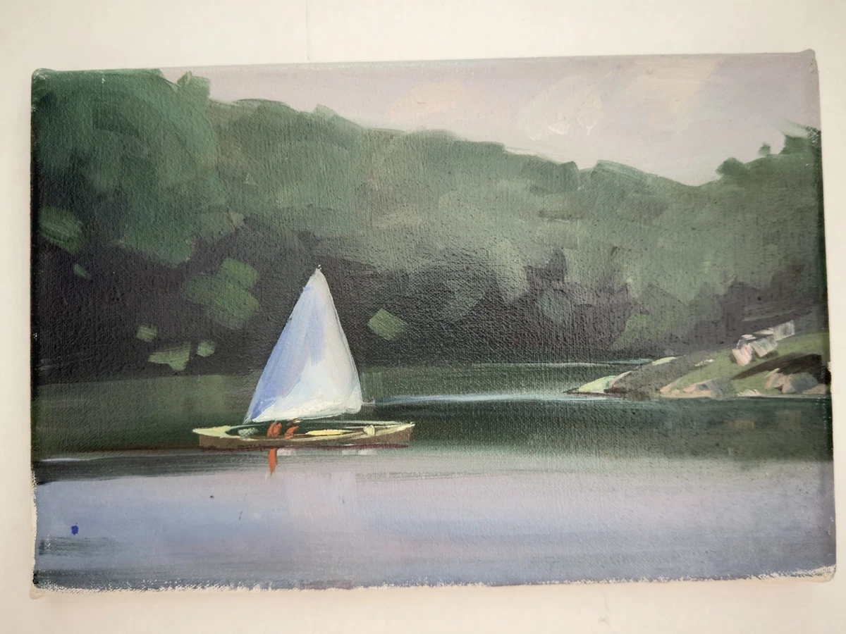 帆船艺术艺术绘画| eBay