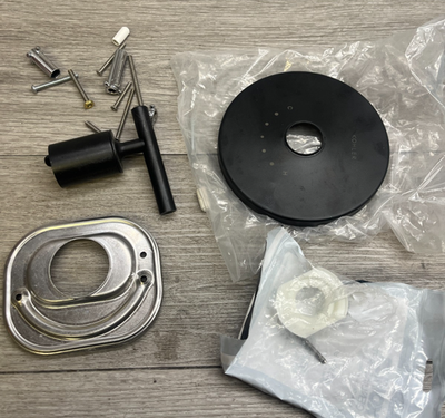 #ad Kohler Purist Matte Black Thermostatic Valve Trim K T14488 4 BL READ $119.99