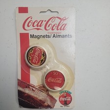 Coca-Cola Magnets / Aimants Vintage 1995 Collectibles Pair New in Package