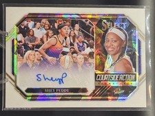 2024 Select WNBA - Shey Peddy - White Ice Courtside Action Auto #/25