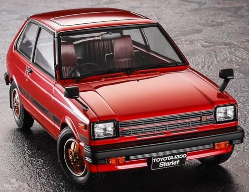 Hasegawa 1/24 Toyota Starlet KP61 S 3-Door 1980 Model Kit HC63 JDM