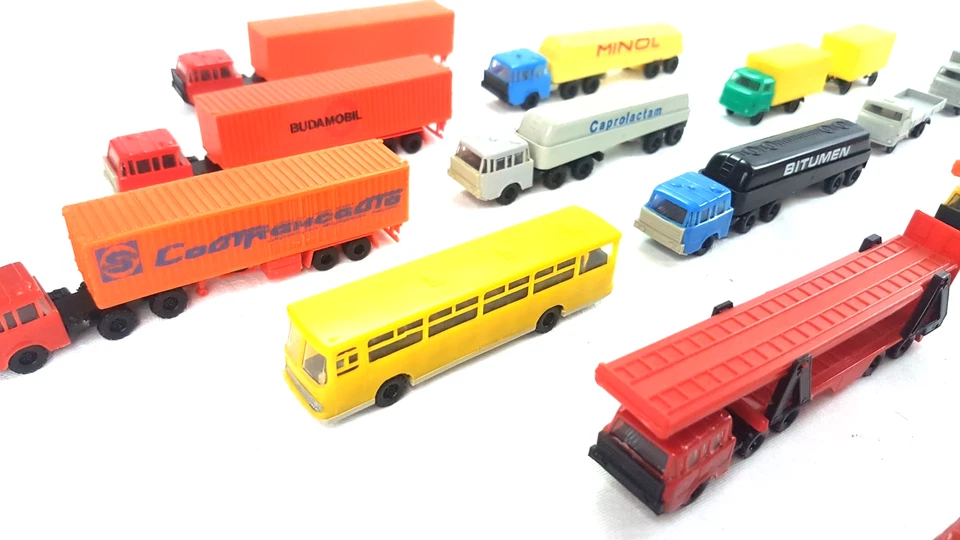 18x💥Tatra Autotransporter Minol Skoda Lada W50 Bus DDR💥 Modellauto Fahrzeug TT - Bild 3 von 4