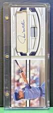 HOF Paul Molitor 2022 Panini National Treasures Legendary Materials AutoBooklet