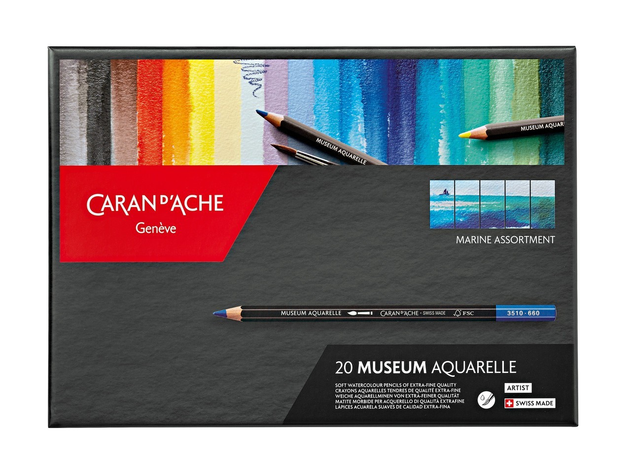 Caran D'Ache Museum Aquarelle Set of 20 3510.920