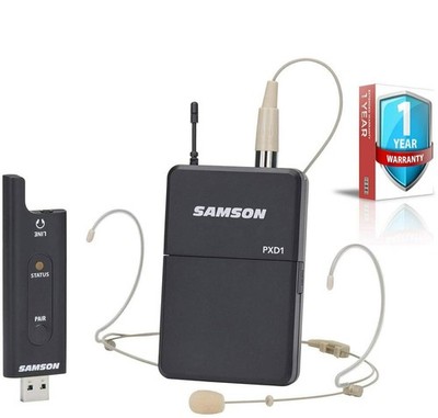 Samson XPD2 Headset - USB Digital Wireless System with Extended Warranty Bundle