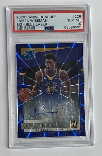 James Wiseman [Auto] #226 2020 Donruss card