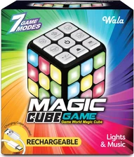 Rechargeable Kids Activity Cube - 7 Fun Games - Electronic Toys for Kids - Memor