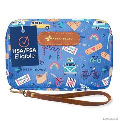 Travel First Aid Kit 130 Pieces Compact Kids Toddler Home Car Purse Diaper Bag