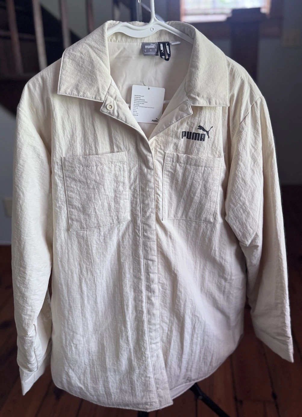 NWT Puma Rain Coat Jacket Transeasonal 621842 87 Alpine Snow Women's Size Small
