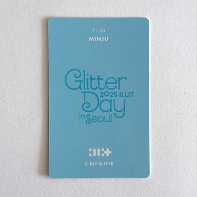 ILLIT 2025 Glitter Day in Seoul Official MD Trading Card Photocard