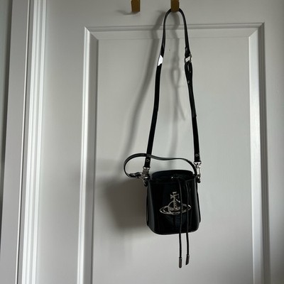Vivienne Westwood Mini Daisy Bucket Bag Black Patent Leather | eBay