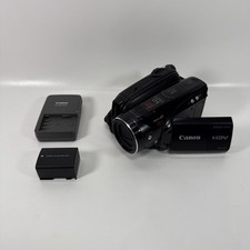 (FLAW) Canon VIXIA HV40 A MiniDV HDV HD Video Camcorder BUNDLE | TESTED