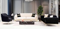 Chesterfield Sitzgruppe Luxus Sitzgarnitur PolstermöBel Dreisitzer Sessel