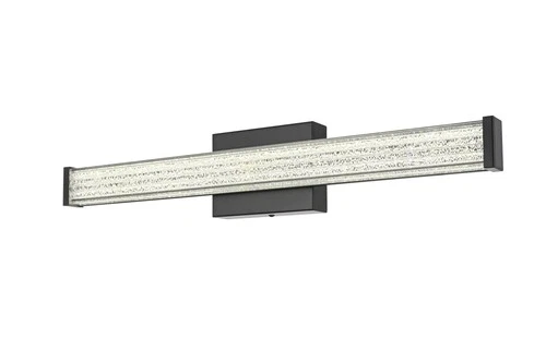 Living District Jaxx 24" Led Wall Sconce in Black - Picture 5 of 9