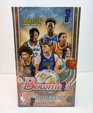 2025/26 Bowman Basketball Hobby Box (2 AUTOs) w/Chrome NBA Sealed