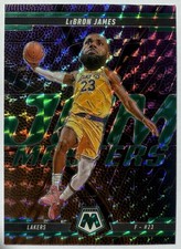 LEBRON JAMES 2024/25 PANINI MOSAIC JAM MASTERS GREEN PRIZM REFRACTOR #16 MINT