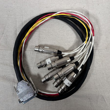 8 channel 25pin to XLR-F snake