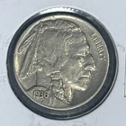 1936 BUFFALO NICKEL ~ AU~ NICE COIN ~