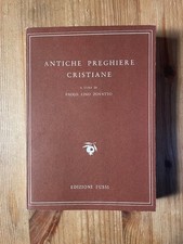 ANTICHE PREGHIERE CRISTIANE di P L ZOVATTO ed FUSSI